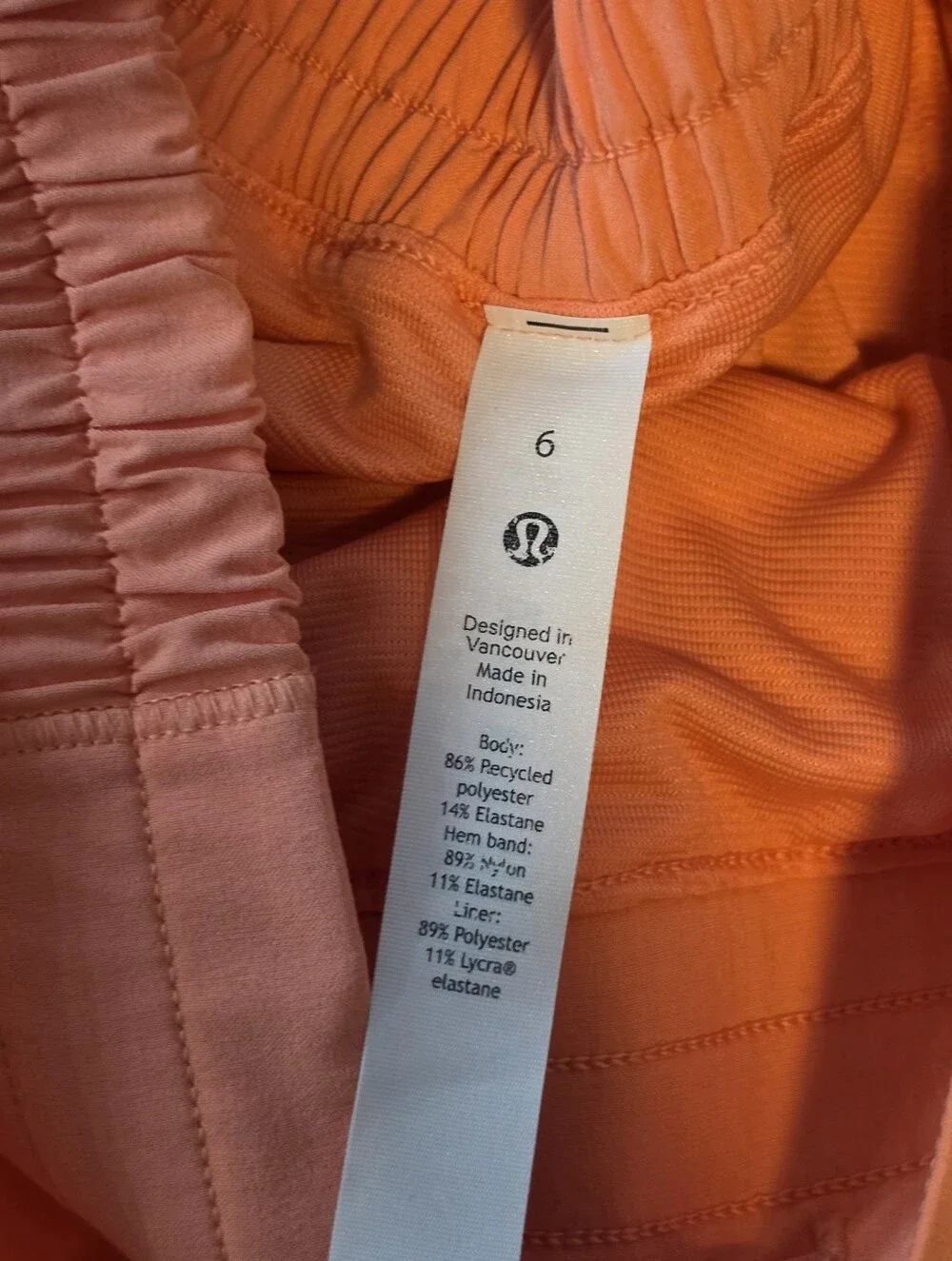 lululemon athletica size usage